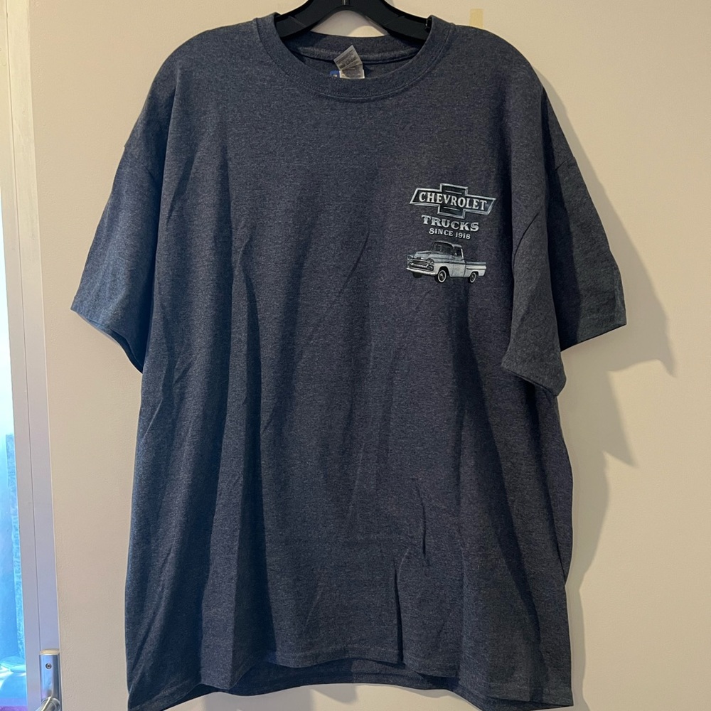 Chevrolet Trucks Since 1918 Men's Blue T-Shirt Sz. XL MSRP: $25+tax *NWT - Picture 8 of 8